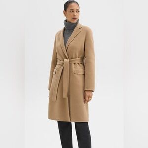 Theory Palomino Belt Coat M NWT